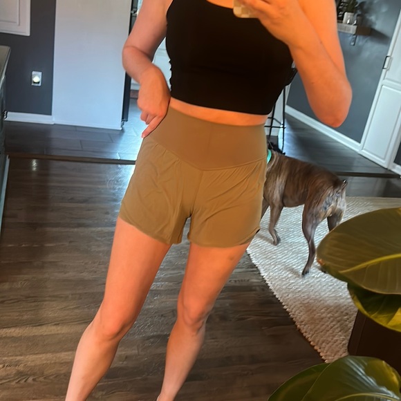 lululemon athletica Pants - Lululemon green shorts